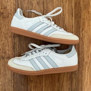 Adidas Samba Halo Blue/White Size 8 - excellent condition